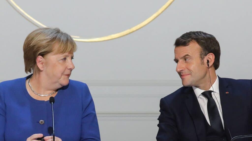Réunion diplomatique du couple franco-allemand en Europe