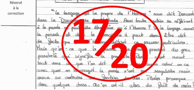 Culture générale Ecricome 2017 – Copie de concours notée 17/20