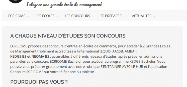 Ecricome met fin aux abus de certains acteurs