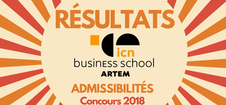 Résultats d’admissibilités ICN 2018