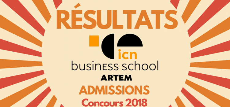 Résultats d’admissions ICN 2018