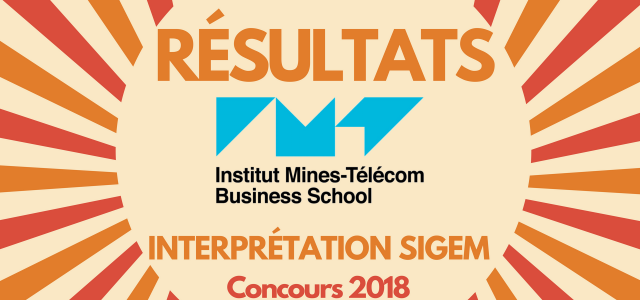 Interpréter son rang IMT BS 2018
