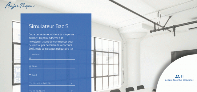 Simulateur Bac S