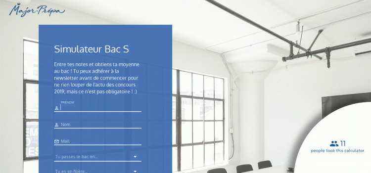 Simulateur Bac S