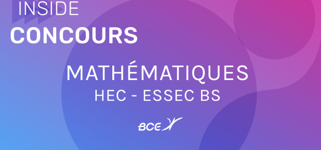 Maths HEC ESSEC 2019 ECE – Sujet