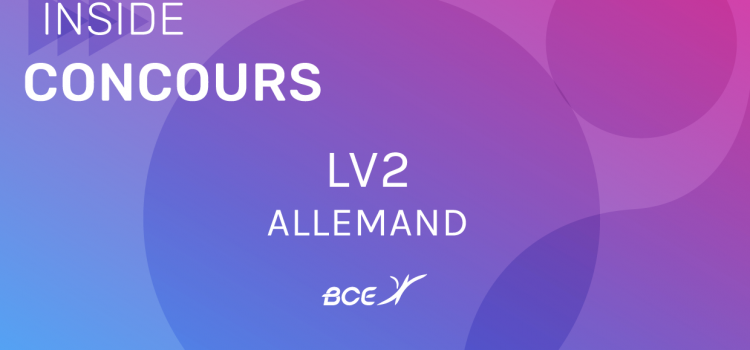 LV2 Allemand IENA 2019 – Sujet