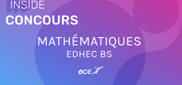 Maths EDHEC 2019 ECS – Sujet