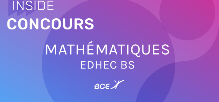 Maths EDHEC 2019 ECS – Sujet