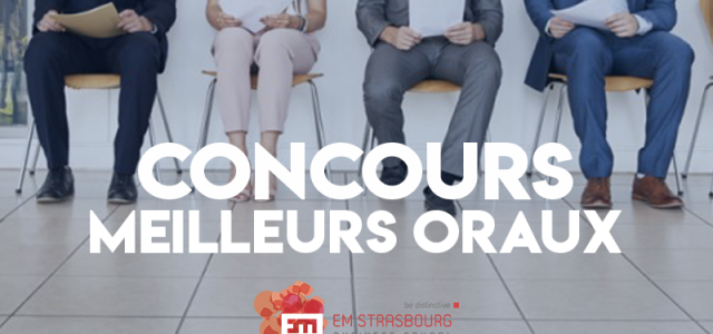Concours des meilleurs oraux 2019 – EM Strasbourg