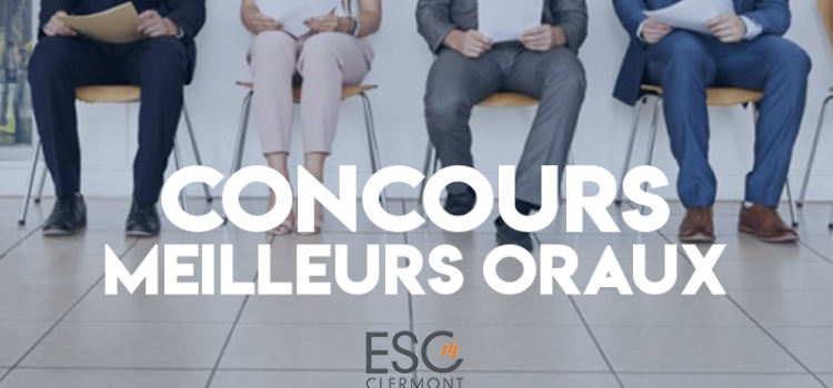 Concours des meilleurs oraux 2019 – ESC Clermont