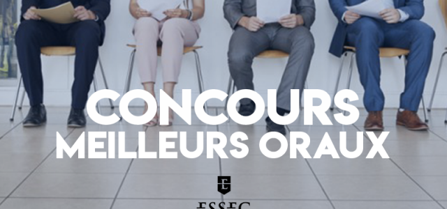 Concours des meilleurs oraux 2019 – ESSEC BS