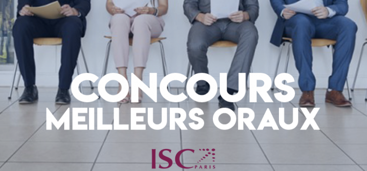 Concours des meilleurs oraux 2019 – ISC Paris
