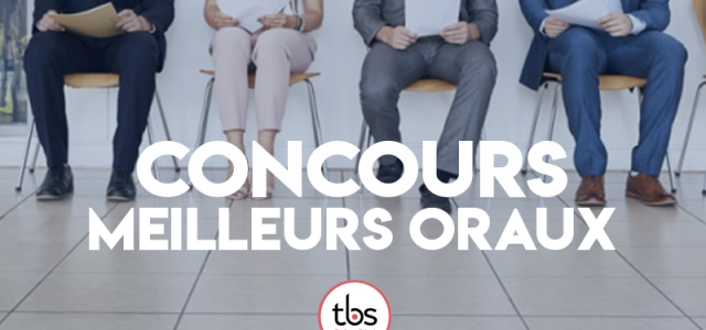 Concours des meilleurs oraux 2019 – TBS