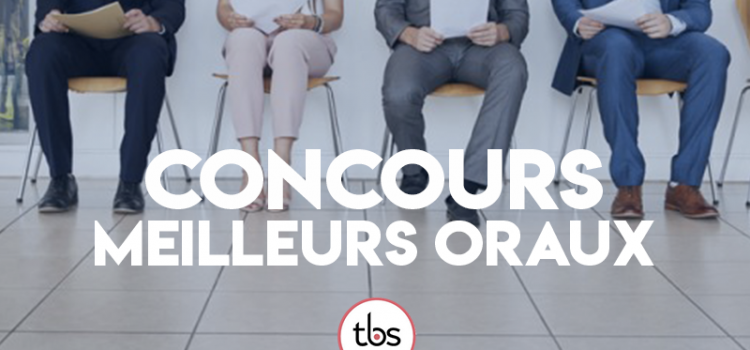 Concours des meilleurs oraux 2019 – TBS