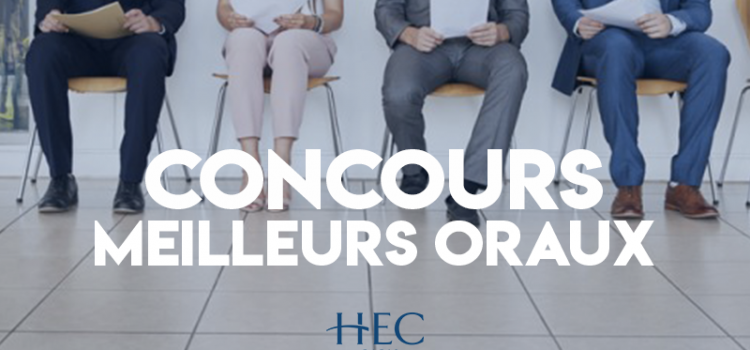 Concours des meilleurs oraux 2019 – HEC Paris