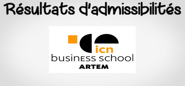 Résultats d’admissibilités ICN 2019