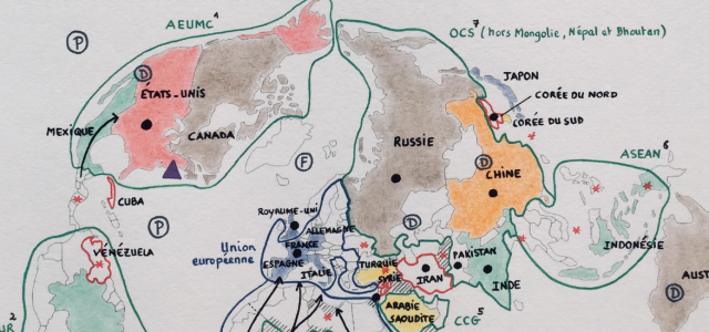 Cartographie – La configuration des puissances dans le monde