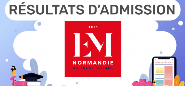 Résultats d’admission EM Normandie 2019