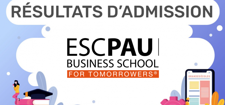 Résultats d’admission ESC Pau BS 2019