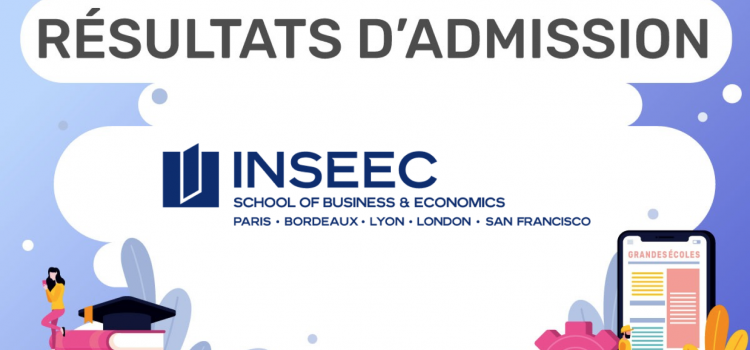 Résultats d’admission INSEEC SBE 2019