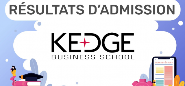 Résultats d’admission KEDGE 2019