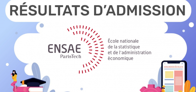 Résultats d’admission ENSAE 2019