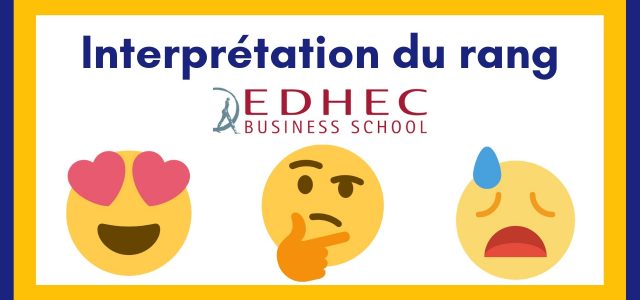 Interpréter son rang EDHEC 2019