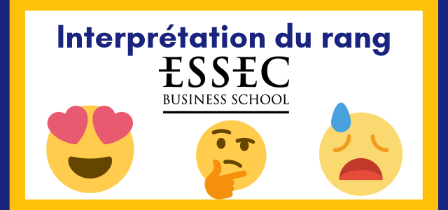 Interpréter son rang ESSEC 2019