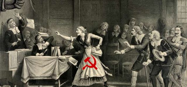 The Crucible, réécriture du mythe de la chasse aux sorcières contre le maccarthysme aux États-Unis