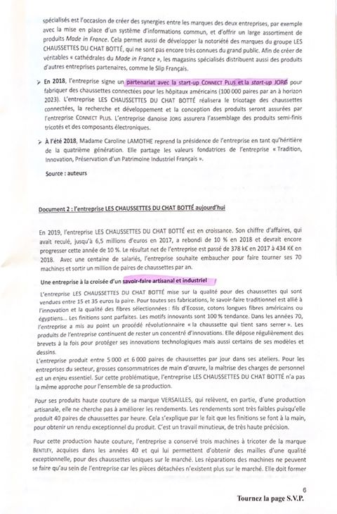 sujet management hec 2020 6