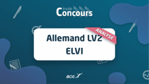 Analyse allemand elvi LV2 2022
