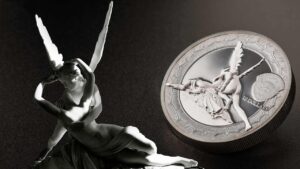 Sculpture de Cupidon et Psyché d’Antonio Canova, symbole du désir et de l’amour dans la mythologie grecque.