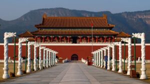 Le Chinawood en Chine, plus grand studio de cinéma au monde