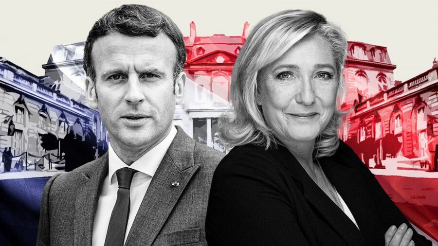 Quels sont les pourcentages obtenus par les deux candidats sortis en tête du premier tour des élections présidentielles de 2022 ?