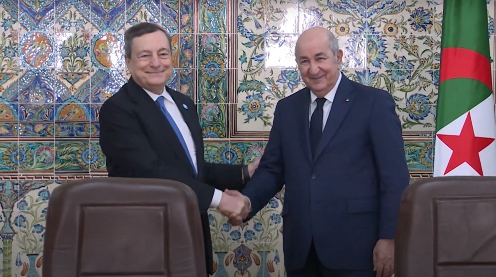 Accord sur l'énergie entre Italie et Algérie
