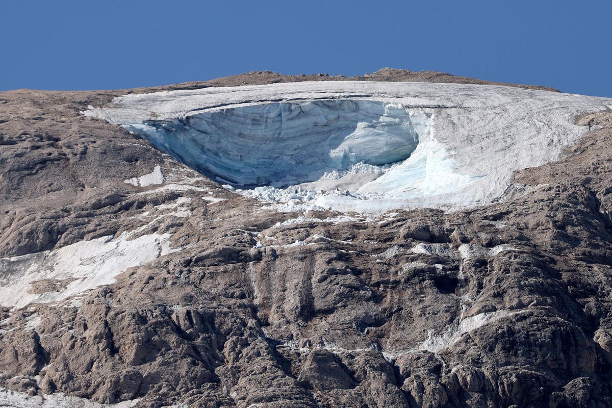 Fonte du glacier Marmolada