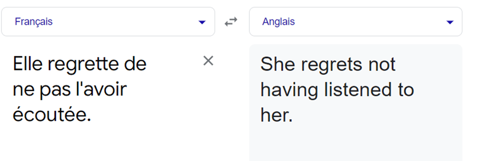 Extrait Google Translate