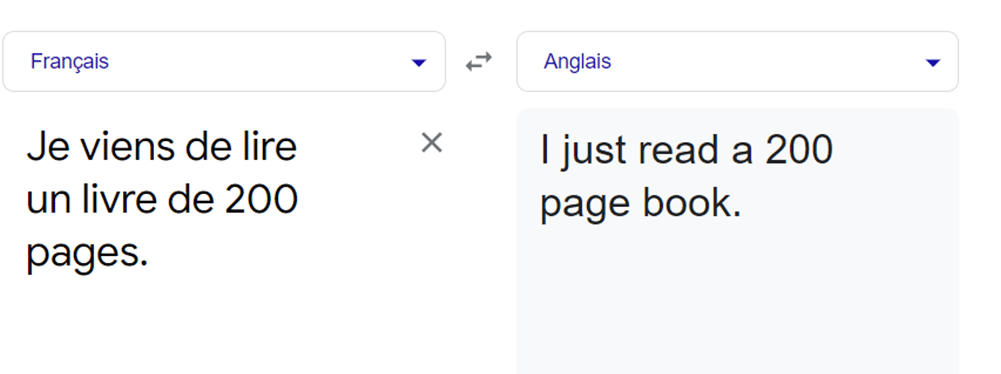 Extrait Google Translate