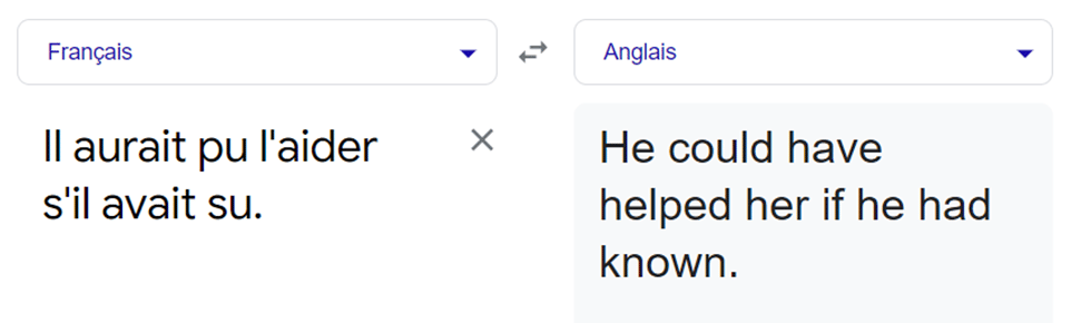 Extrait Google Translate