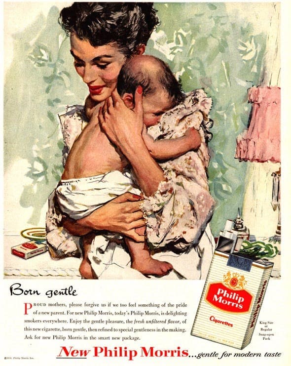 Publicité pour les cigarettes Philip Morris