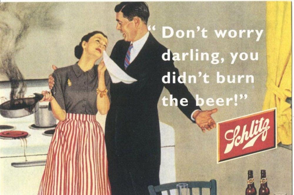 Publicité pour les bières Schlitz