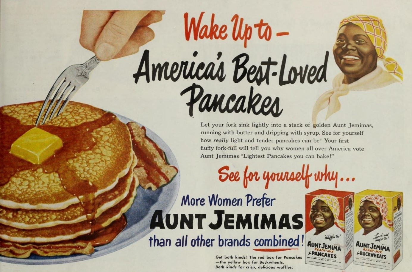 Les pancakes d'Aunt Jemima