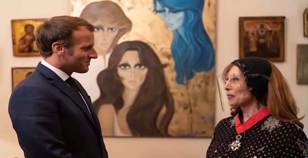 Macron et Fairouz