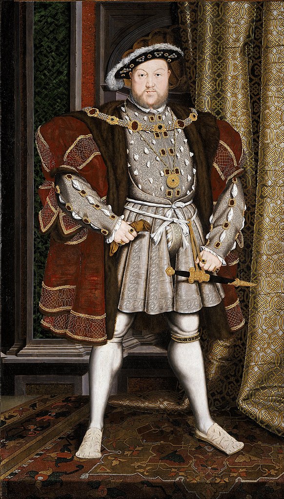 Portrait of Henry VIII, Hans Holbein (1537)