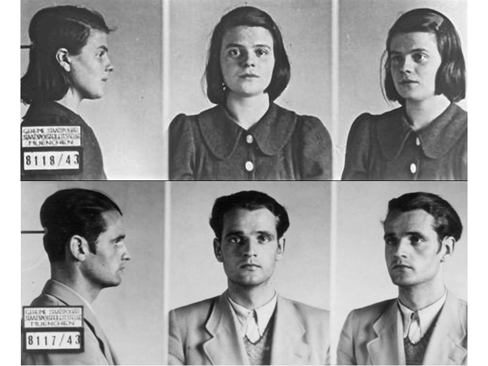 Les Scholl, membres du Die Weiße Rose