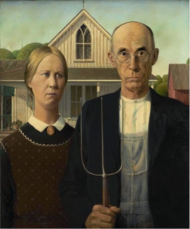 Grant Wood, American Gothic (1930)