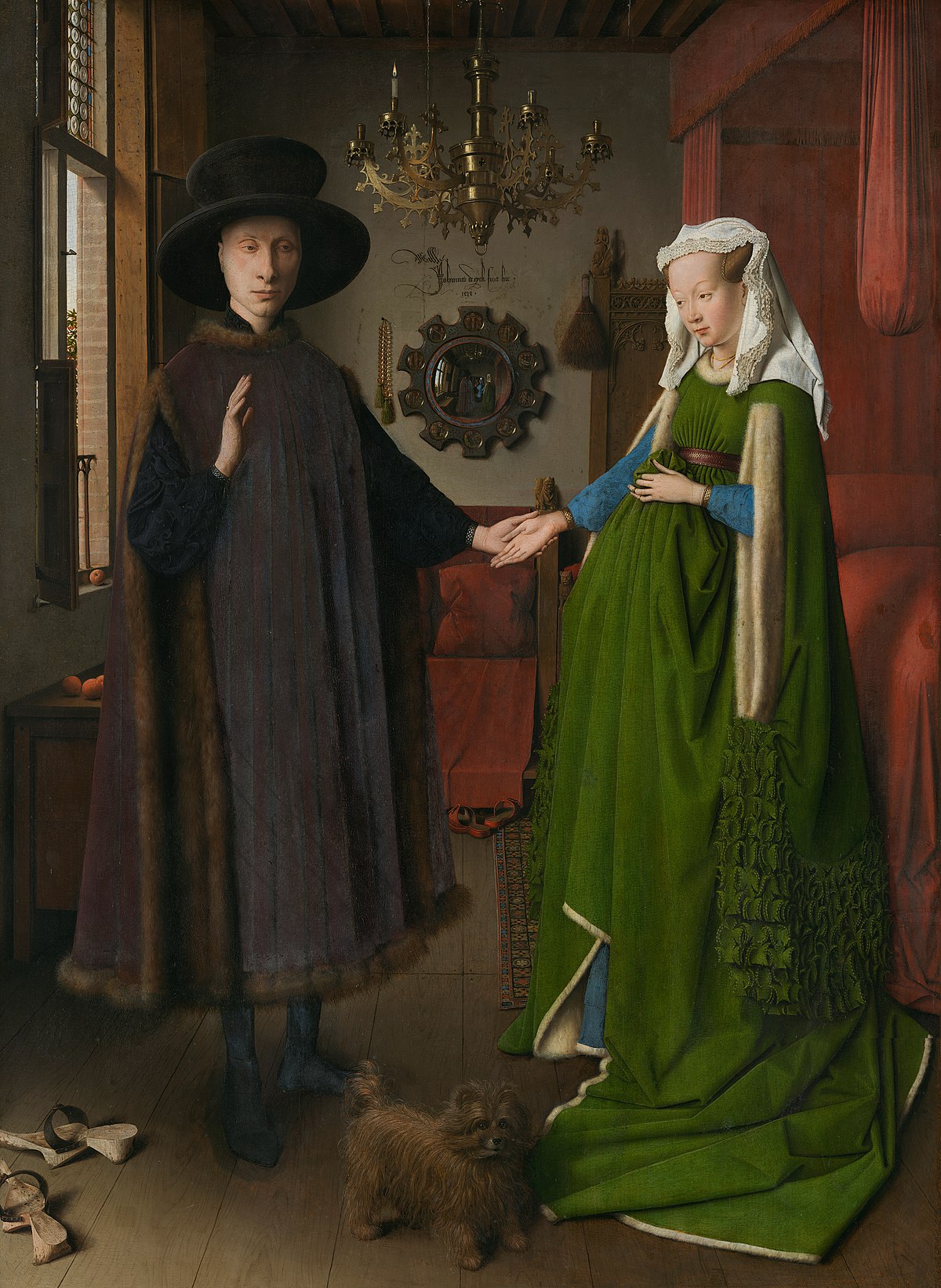 Les Époux Arnolfini (1434) de Van Eyck
