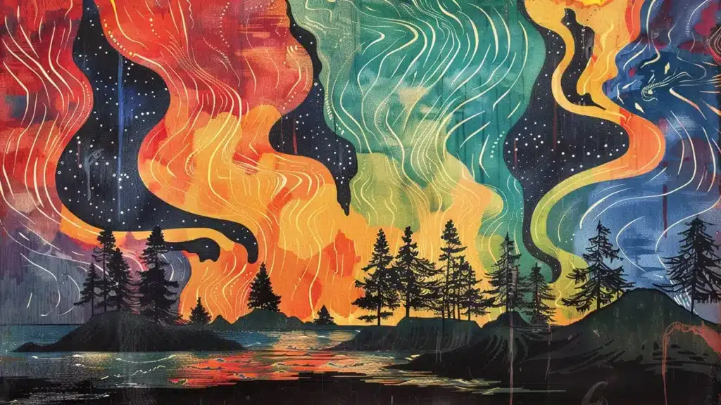 Illustration symbolique du nihilisme, concept central chez Nietzsche, représentant la perte de sens et la quête de nouvelles valeurs.