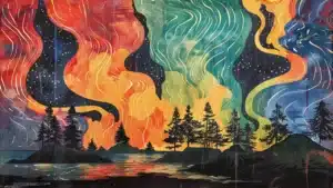 Illustration symbolique du nihilisme, concept central chez Nietzsche, représentant la perte de sens et la quête de nouvelles valeurs.