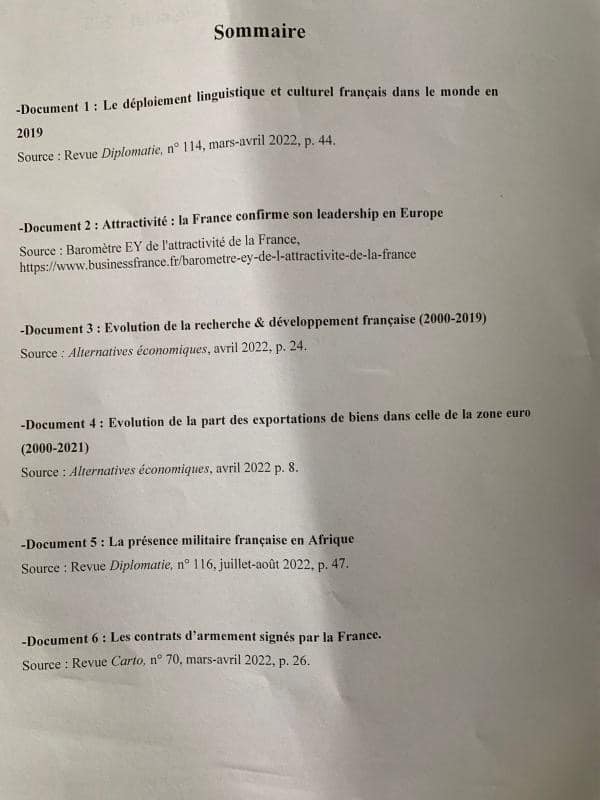 La France, puissances d'influence mondiale ? 2/5